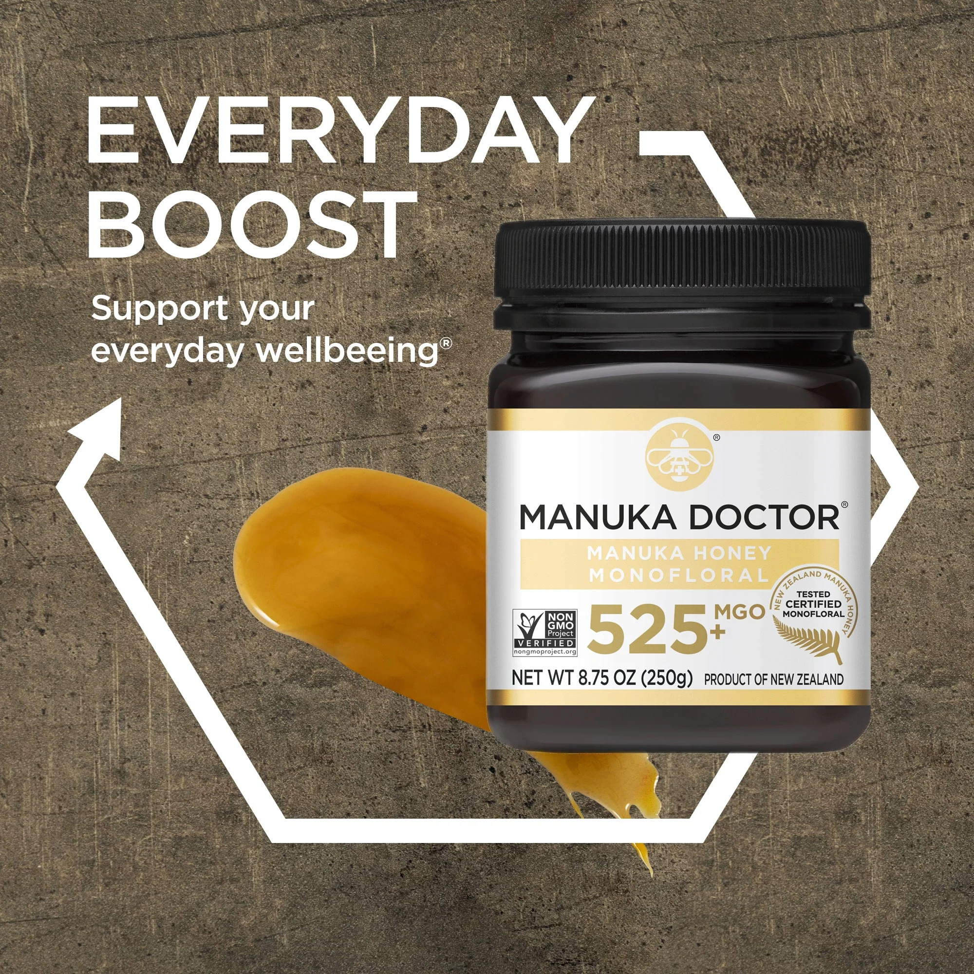 525 MGO Manuka Honey 8.75 oz - Image 3